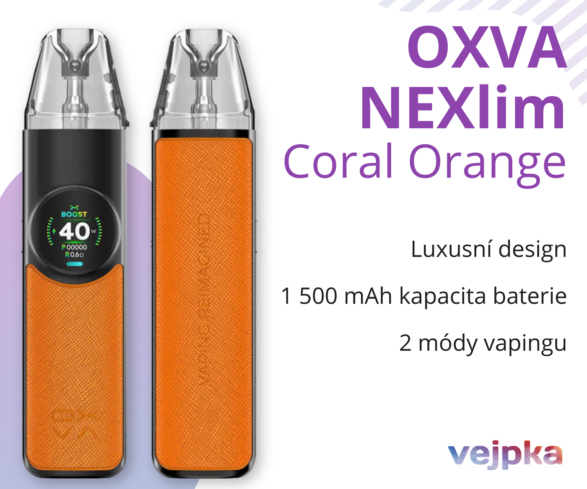 OXVA NEXlim Coral Orange